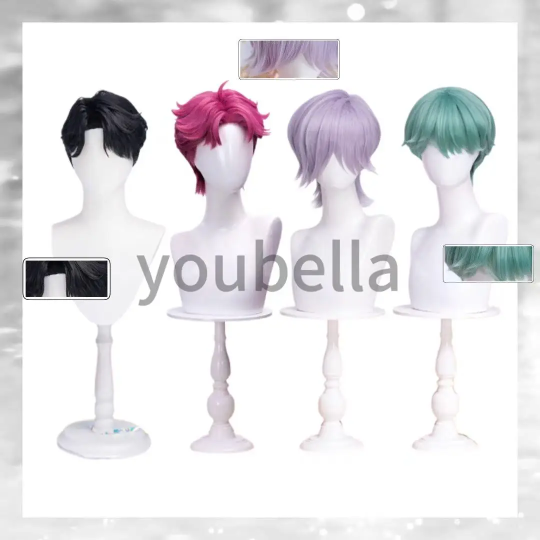 

Cosplay Costumes for Saja Boys From Kpop Demon Hunters Includes Outfits,short Hair Wigs for Halloween Parties and Cosplay