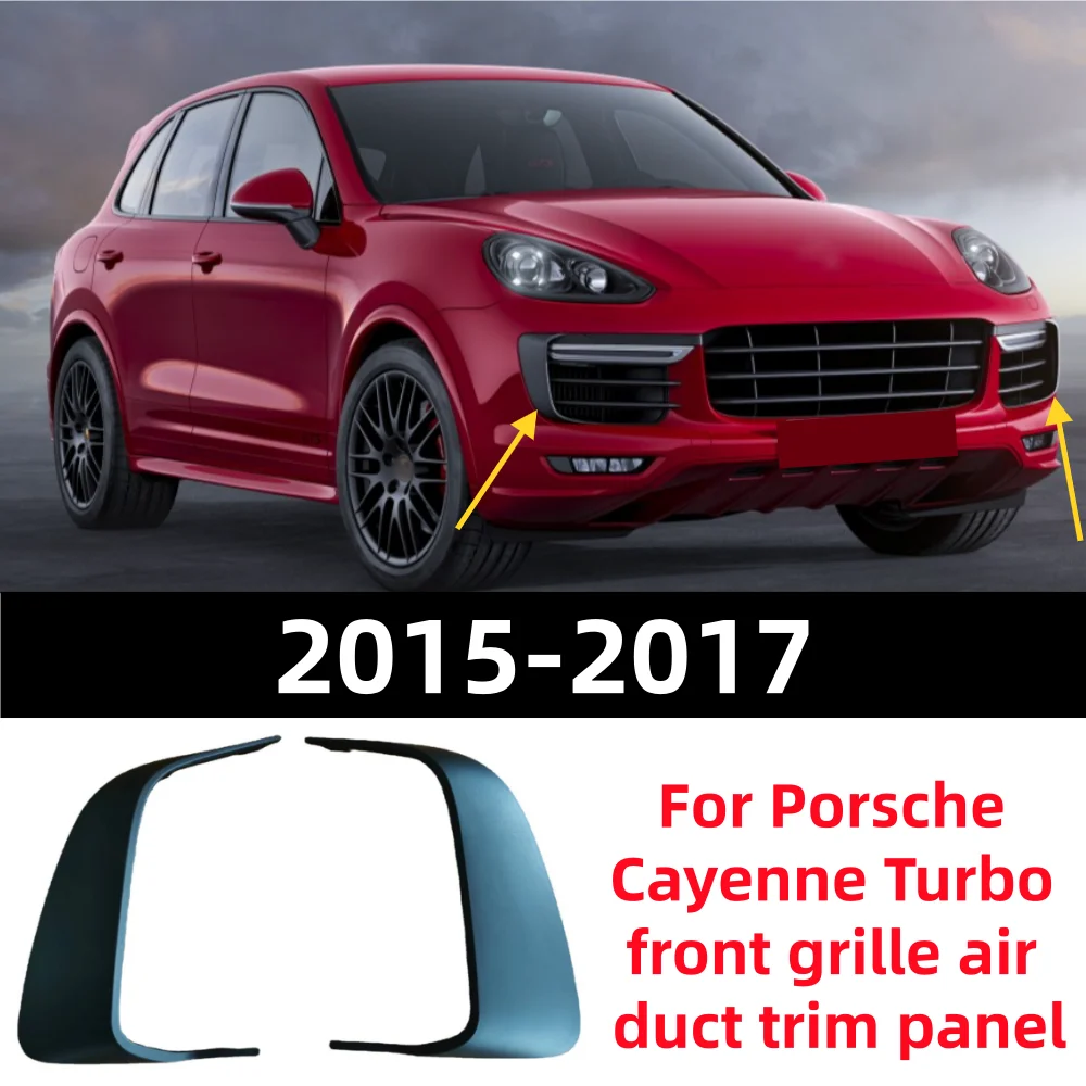 Für Porsche Cayenne Turbo 2015-2017 Auto Frontstoßstange Kühlergrill Luftkanal Dekorative Abdeckung OE: 95850594550 95850594650