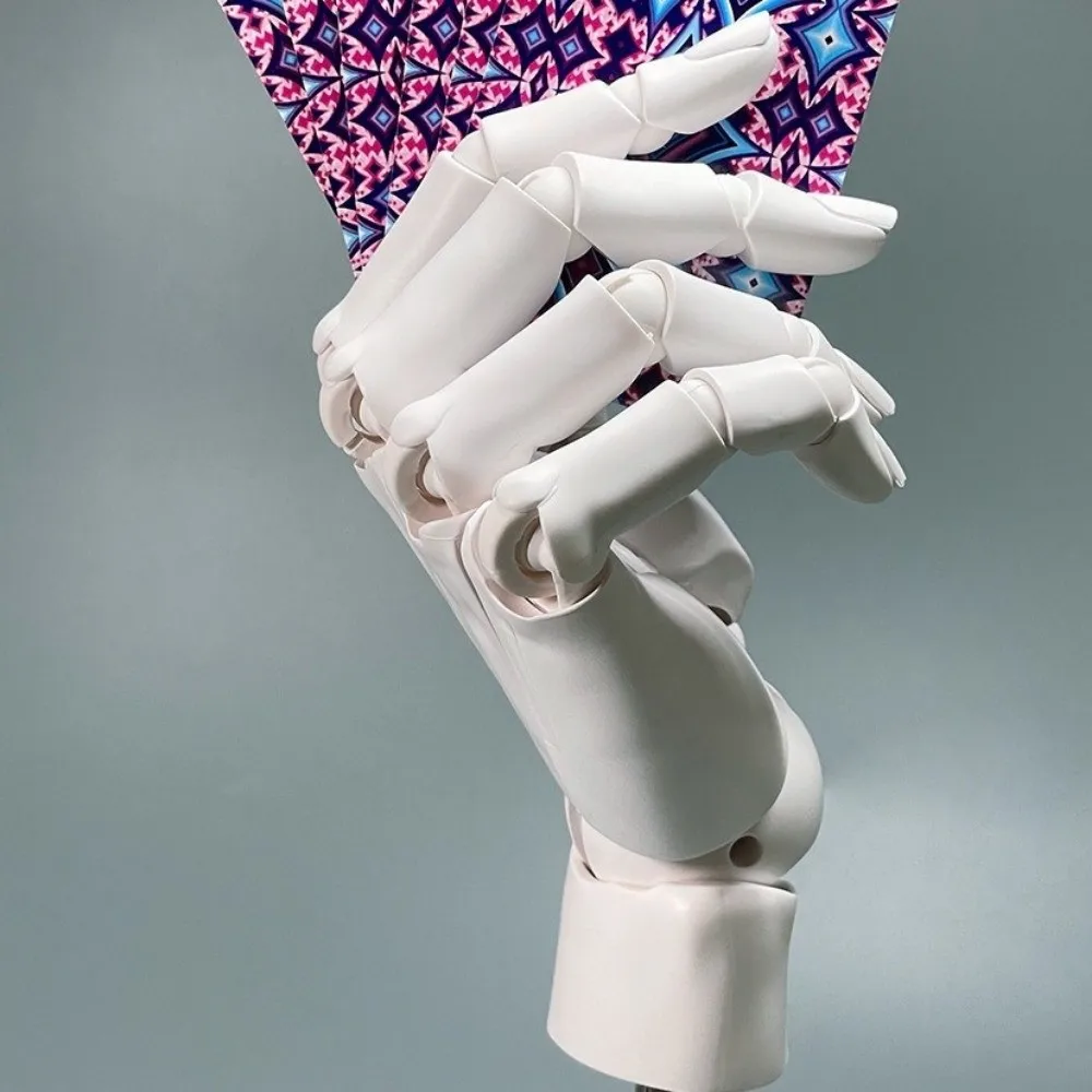 Left/Right Articulated Hand Model Adjustable Poseable Anatomically Accurate Jointed Hand Flexible Hand Finger Joint Figurine