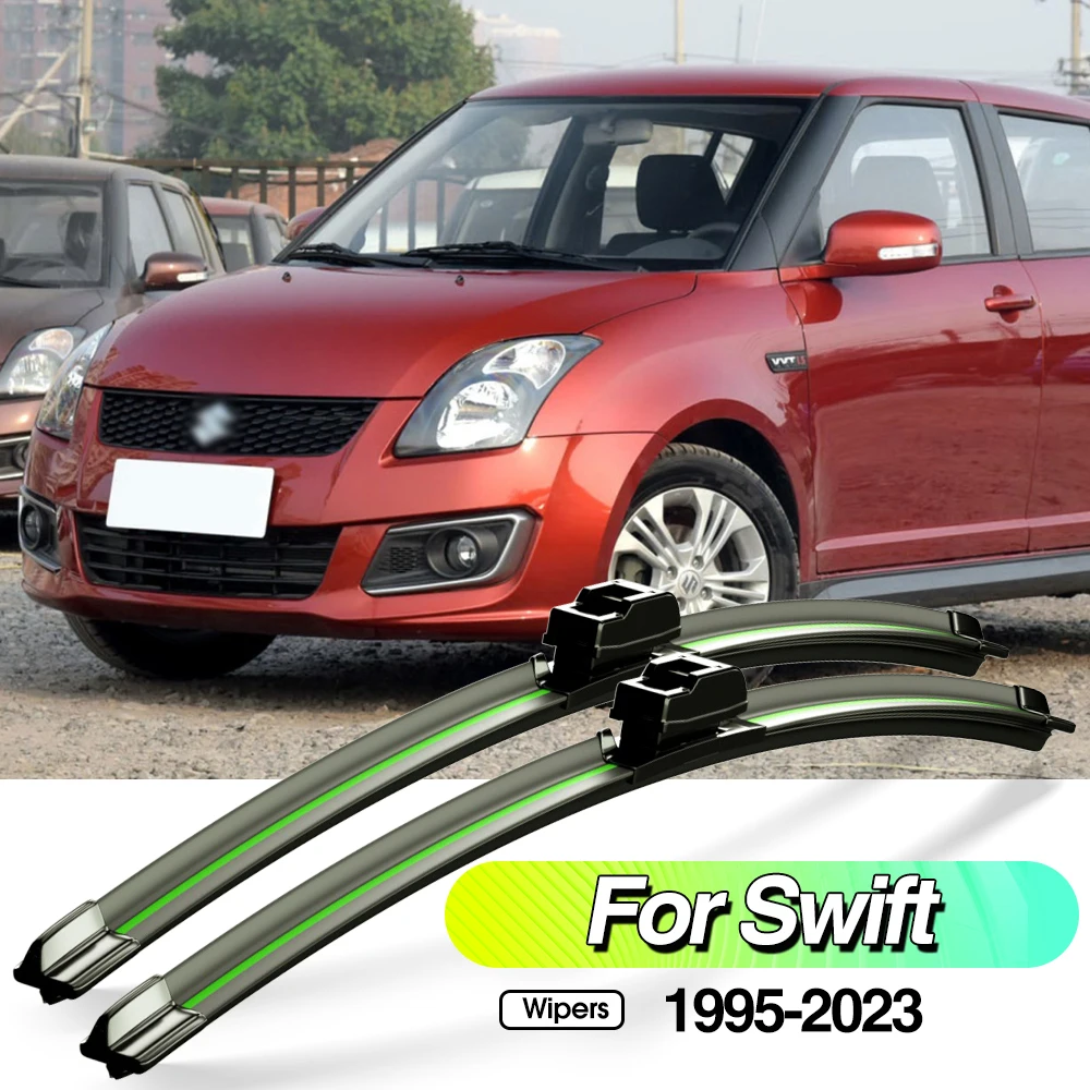 

For Suzuki Swift 1995-2023 2pcs Front Windshield Wiper Blades Windscreen Window Accessories 1998 2005 2015 2017 2019 2020 2022