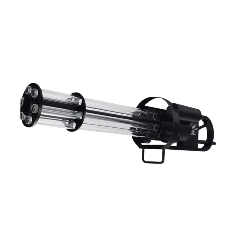 Handheld Led Co2 Gun RGB 3IN1 Satge Gatling Air Column Gun Luminous Fog Machine CO2 Smoke Machines for Disco Party Nightclubs