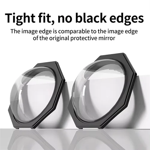 Imagen 2 del producto ABSQ-Protector de lente Insta360 X3, Protector de lente mejorado, protector adhesivo de vidrio templado antiarañazos para accesorio Insta 360 X3