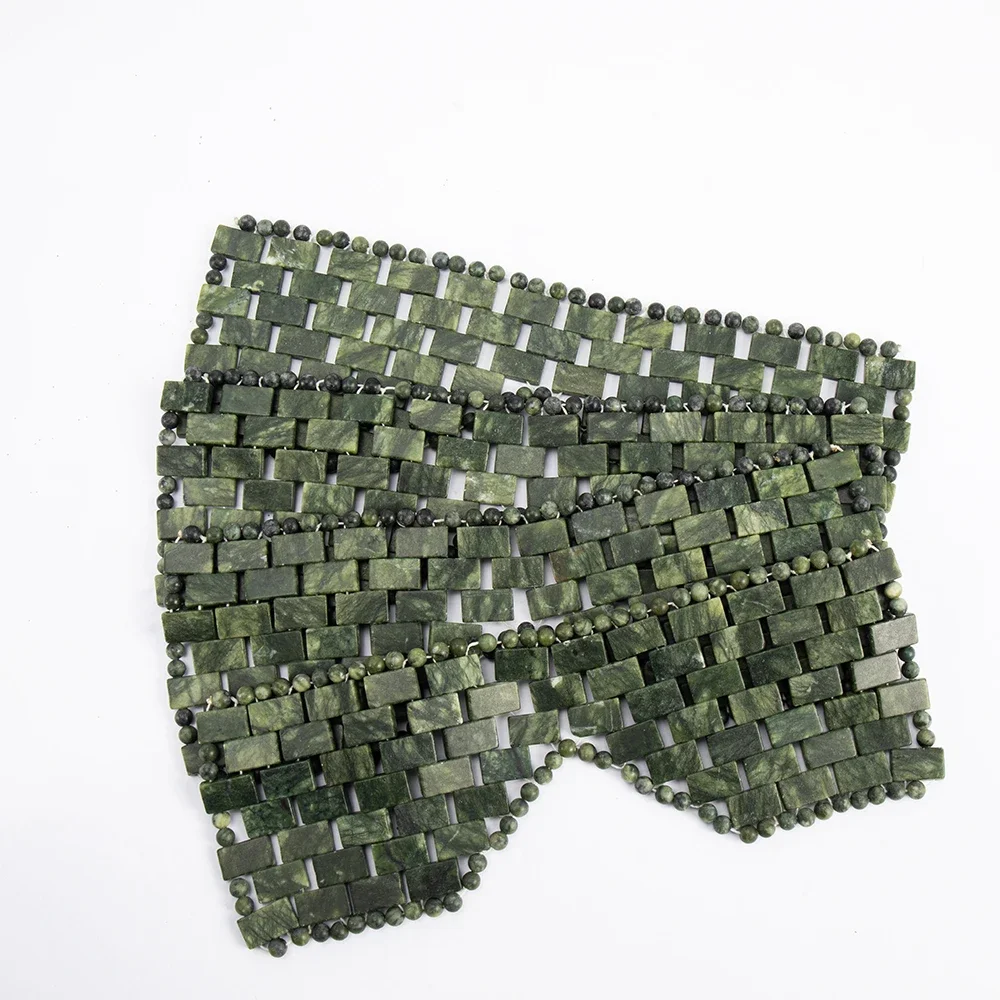 フェイシャルケア ジェイドアイマスク 美容冷却 コールドスパ マッサージャー フェイススキンケア マッサージツール アンチエイジング ストーンビーズ スリーピングセラピー