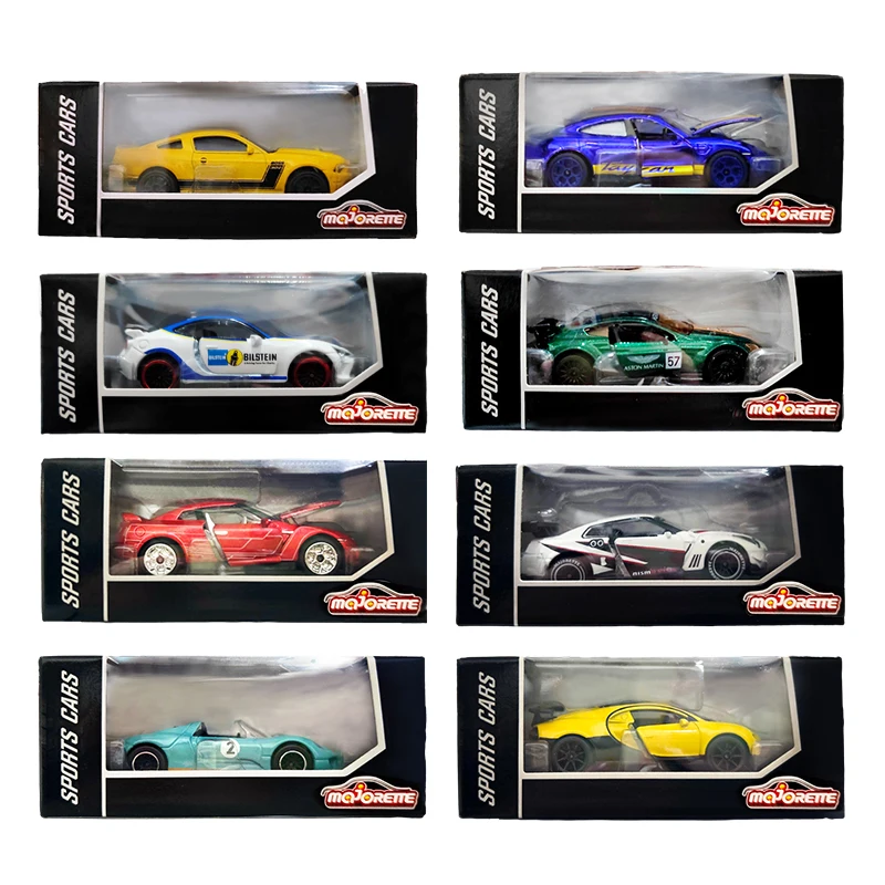 Majorette Sports Cars RWB 917 911 935 FORD GT 40 Nissan GTR Nismo Jaguar 1/64 Diecast Model Car Kids Toys Gift