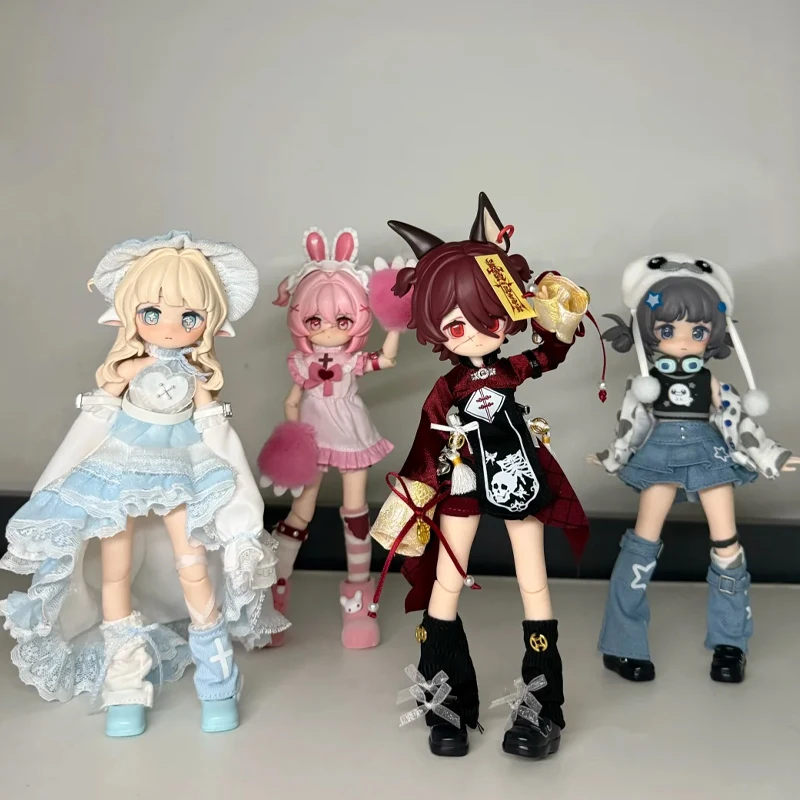 

1/12 Freedom Advocates Electronic Cute Pet Blind Box Toys Bjd Movable Anime Figures Mystery Box Kawaii doll for Girls Toys Gifts