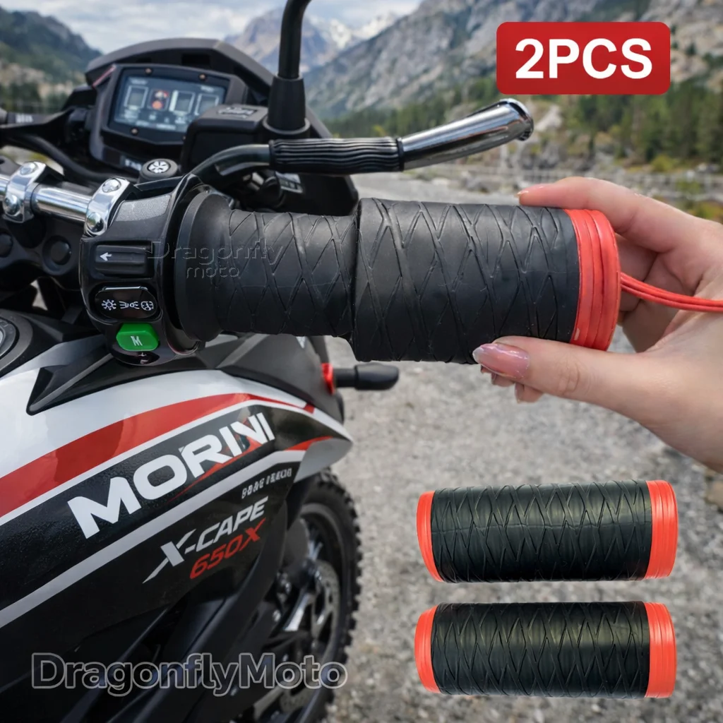 

Motorcycle Silicone Handlebar Cover For Moto Morini X-Cape 650 650X 2023 XCape Self Shrinking Non-Slip Motorcycles Grip Covers
