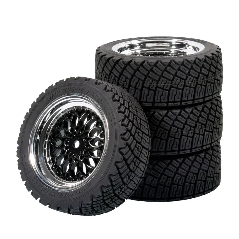 لإطارات وعجلة 1/10 1/12 1/14 على الطريق 12 مللي متر جنوط بلاستيكية سداسية متوافقة مع Tamiya TT01 TT02 كيوشو ساكورا D3 Trxs 4Tec 2.0 #4