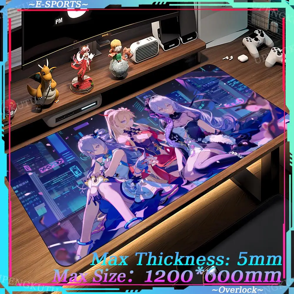 Desk mats Mouse Pad Oversized Gaming Game accessories Desktop B_Bronya_Zaychik Ergonomic mouse pad