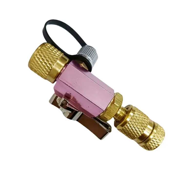 

AU16-Valve Core Removal Tool 5/16Inch Female Flare X 1/4Inch Male Flare R410A Vacuum-Rated Efficient Removal System