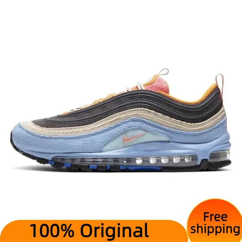  Nike Air Max 97 Corduroy Light Blue Sneakers shoes CQ7512-462