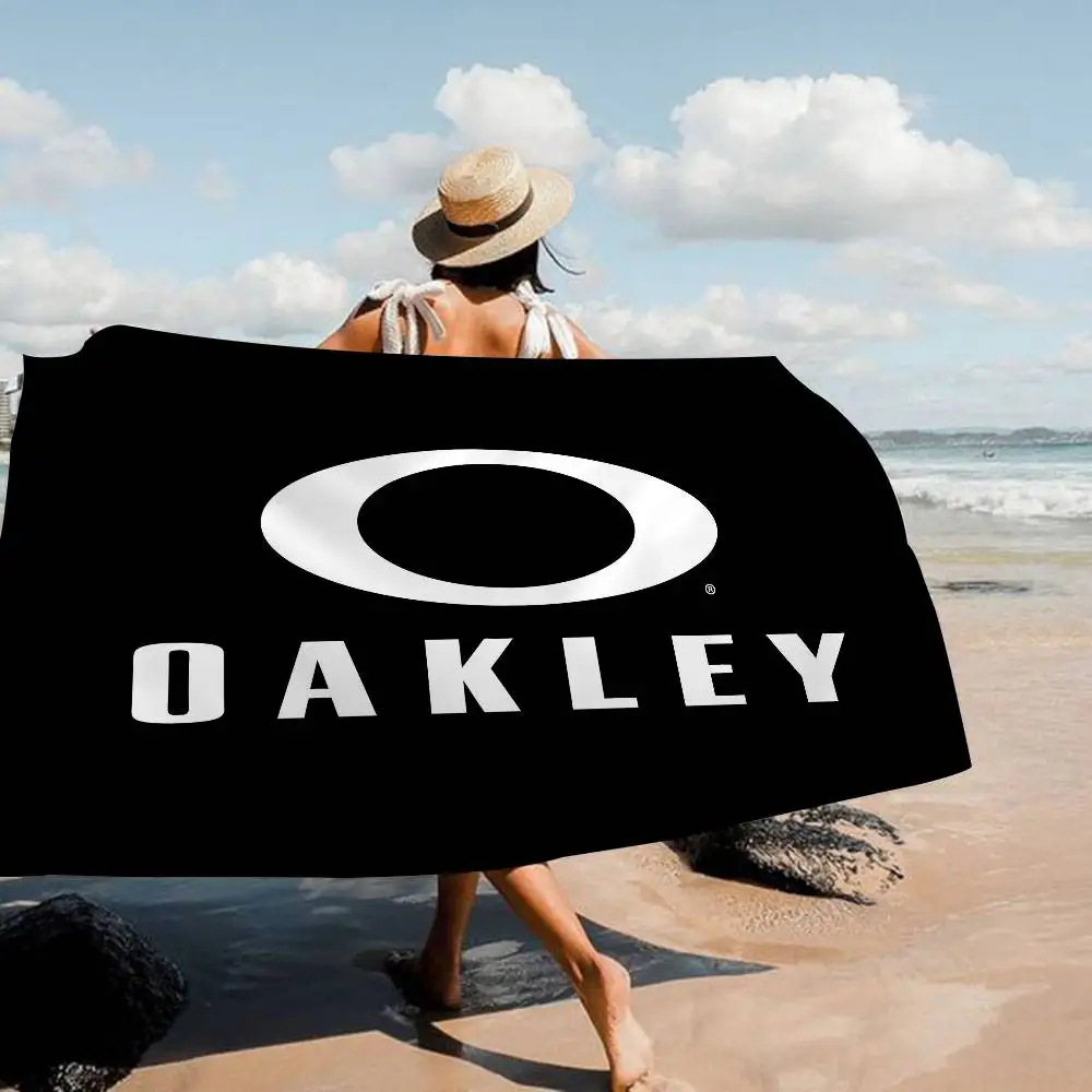 O-Oakleys Logo Microfiber Blanket Quick Drying Beach Towels Oversized Printing Super Absorbent Pool Towel Blanket