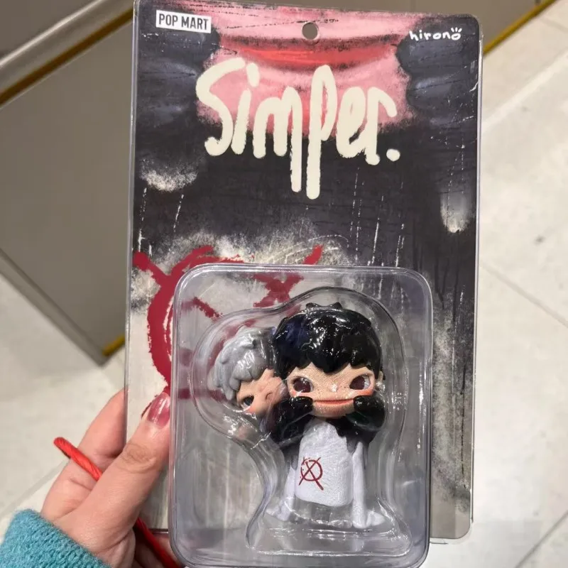 POP MART Hirono Series SIMPER Figure Blind Box Toys Kawaii Anime Action Figure Surprise Guess Bag Mystery Box