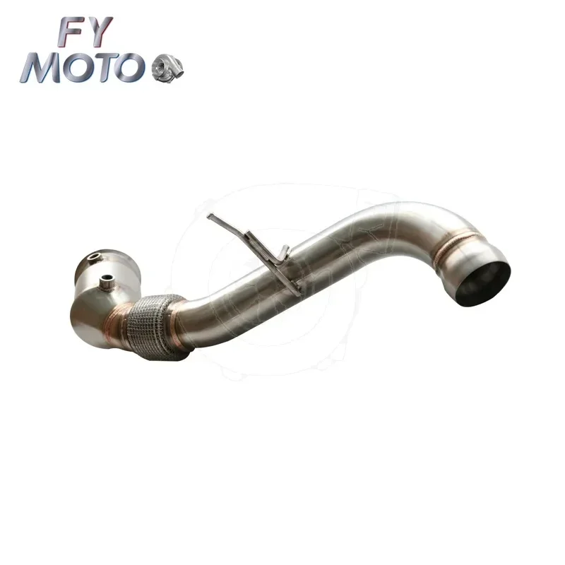 SS304 Catless Turbo Downpipe For McLaren 570S M838TE 3.8L Twin Turbo Performance Exhaust Upgrade Parts