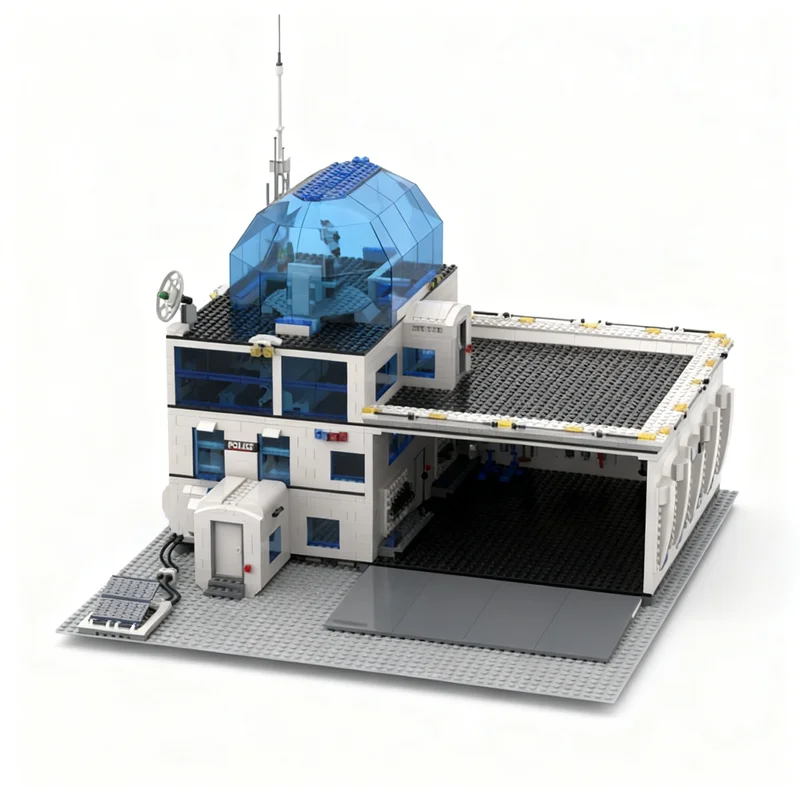 2690pcs MOC Space Police Planetary Outpost Space Space Police III Model Building Blocks Construction Craft Birthday 3D Creative