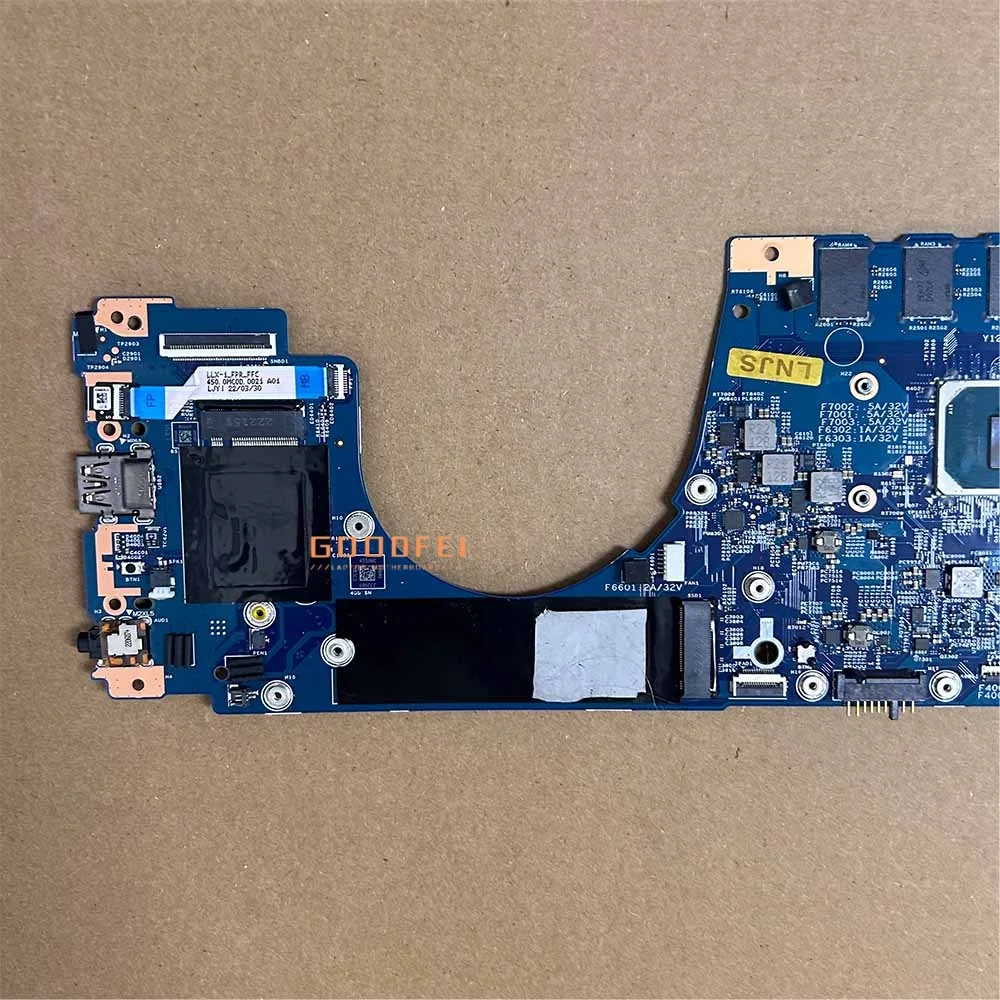 X13 اليوغا Gen 2 اللوحة الأم للكمبيوتر المحمول اللوحة الرئيسية 203015-1M مع I5-1145G7 RAM 8G 16G 100% اختبار موافق لينوفو