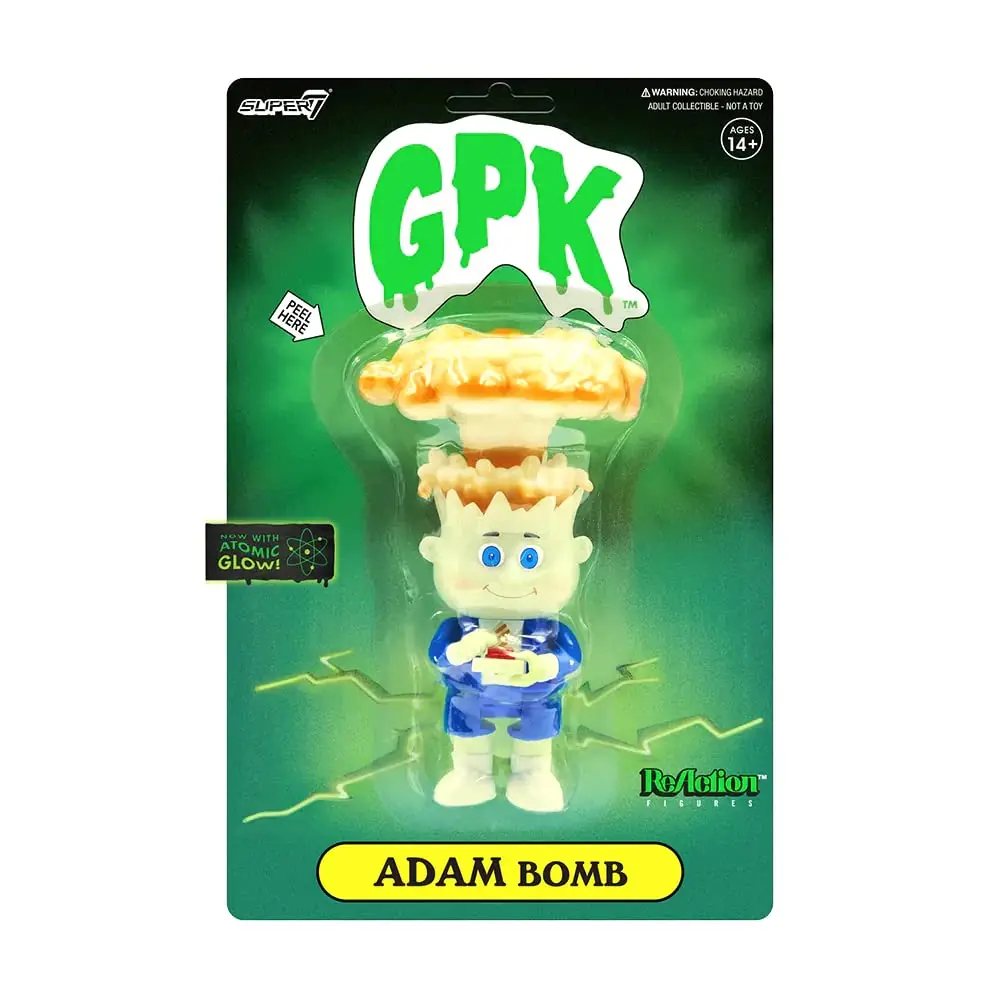 

Super 7 GPK Adam Bomb Glow Reaction Action Figure Cartoon Collectibles Children Toys Cute Gifts for Childs Collectible Figures