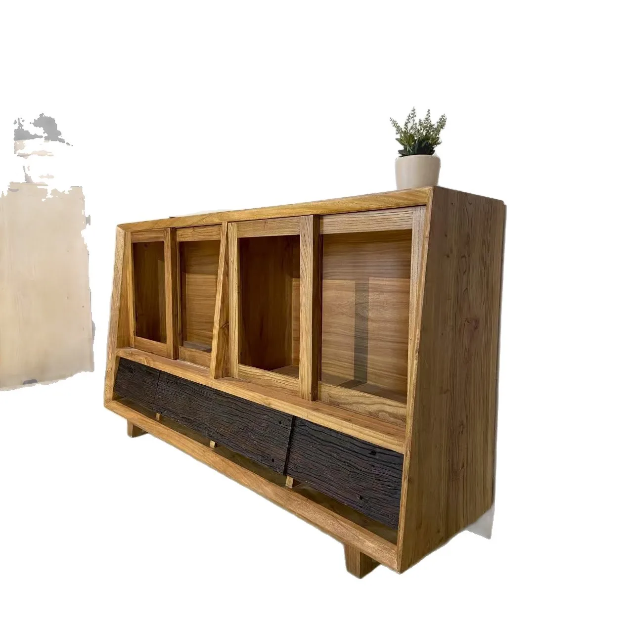 

Wabi sabi, old elm, sideboard, against the wall, storage, bed and breakfast