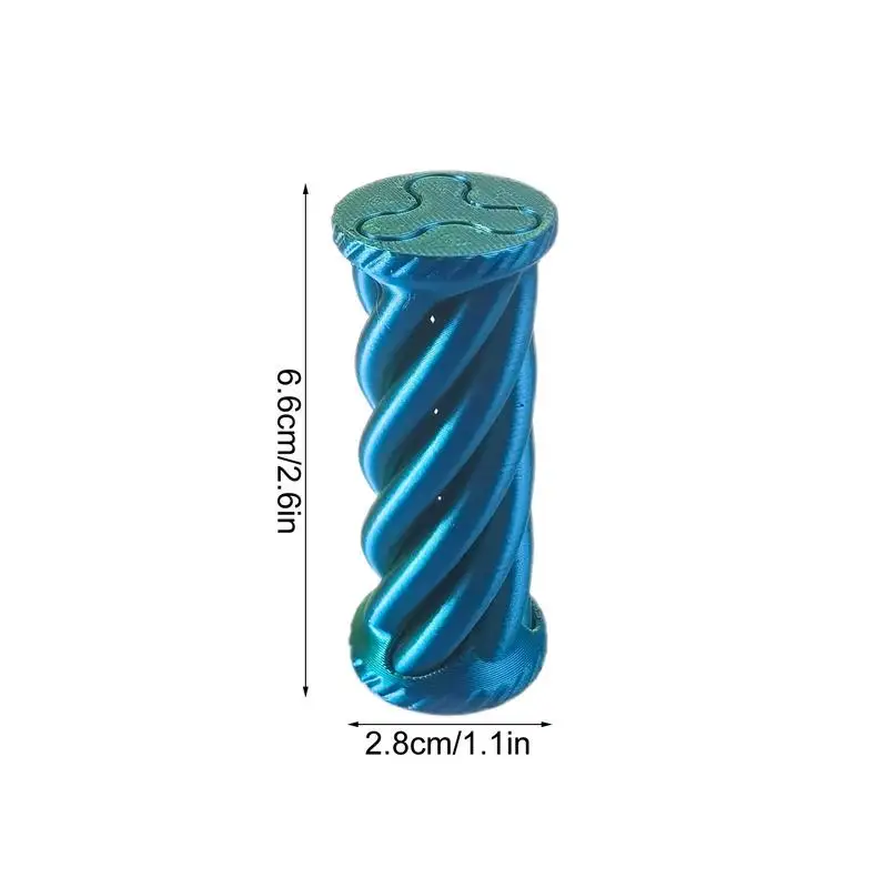 Spiral Fidget Toy 3D Printed Spiral Fidget Portable Cylinder Sensory Educational Toy for Kids Adults Christmas Birthday School