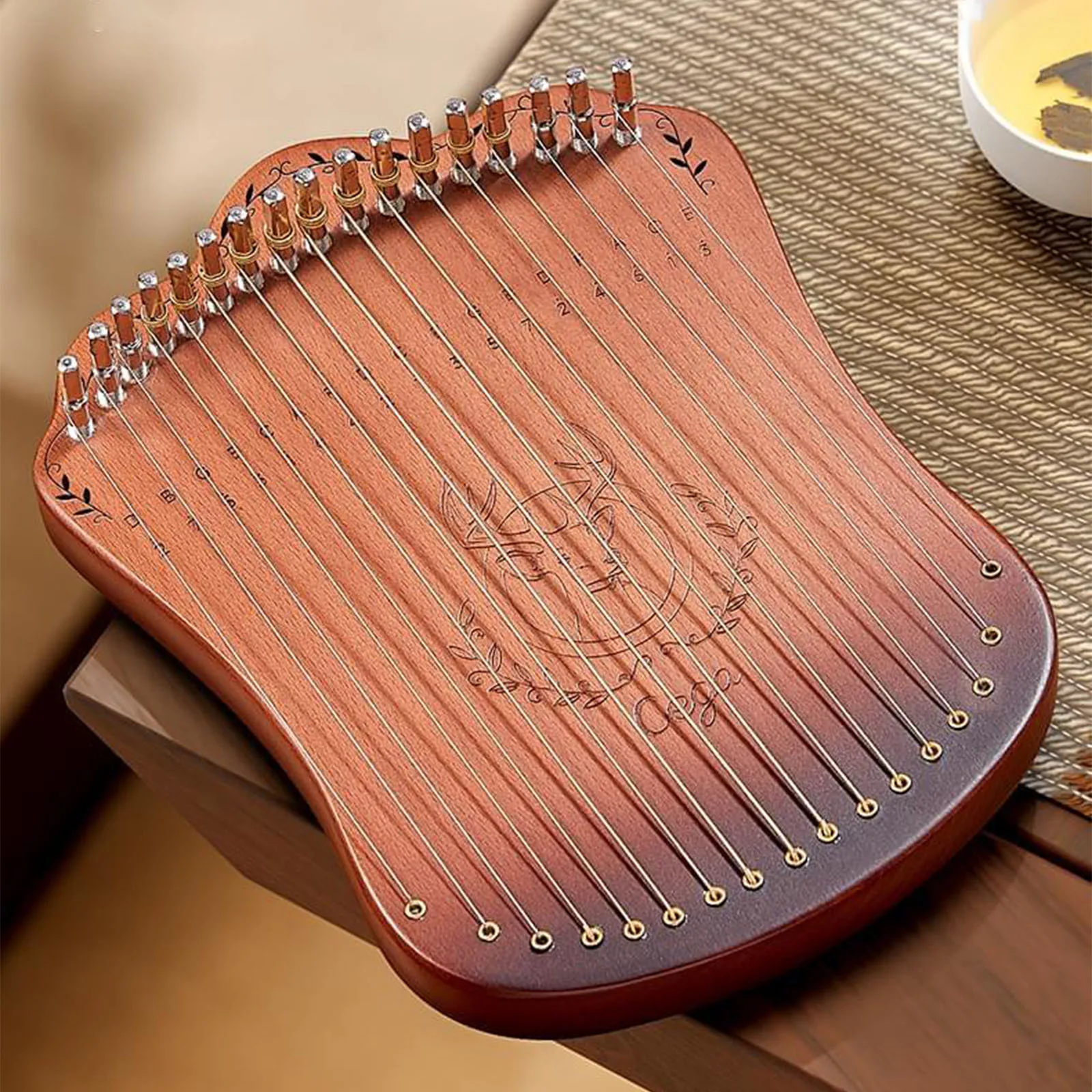 

17 Keys Kalimba Thumb Piano High Quality Wood Mini Harp, with Tuning Wrench Musical Instruments with Learning Book Kalimba Piano