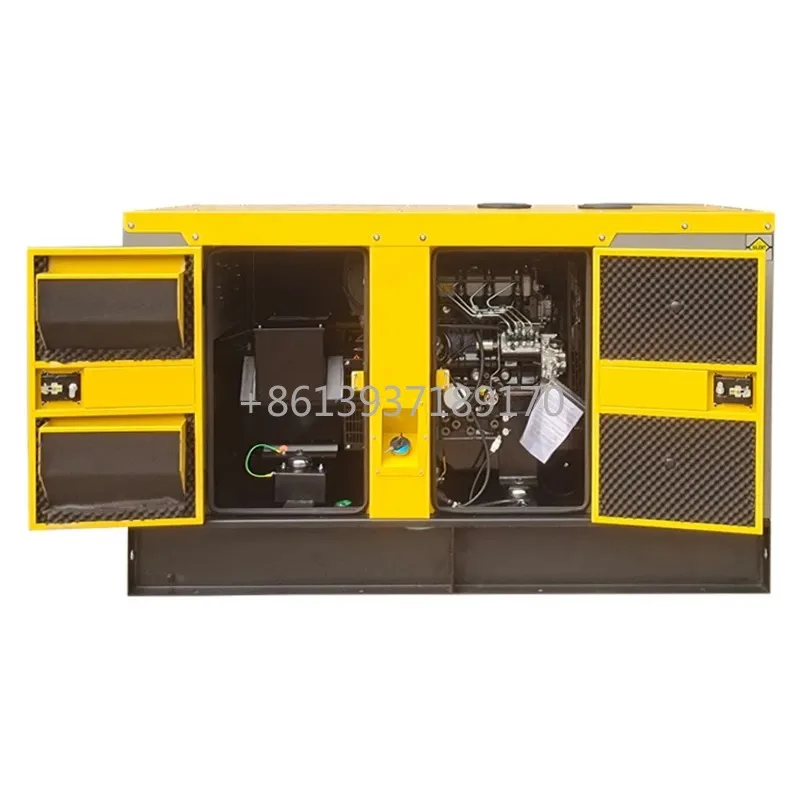 3 Phase Small 24kw Diesel Generator Set Mini Silent Electric Diesel Generators with Cummins-Engine