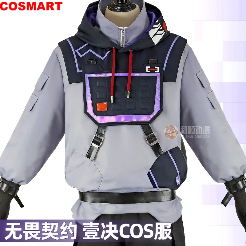 COSMART Valorant Iso Men Smart Casual Cosplay Costume Cos Game Anime Party Uniform Hallowen Play Role Clothes Clothing New