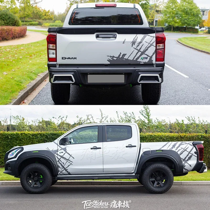 

Автомобильная наклейка для Isuzu Dmax XTR, украшение кузова пикапа, модифицированная наклейка, пленка