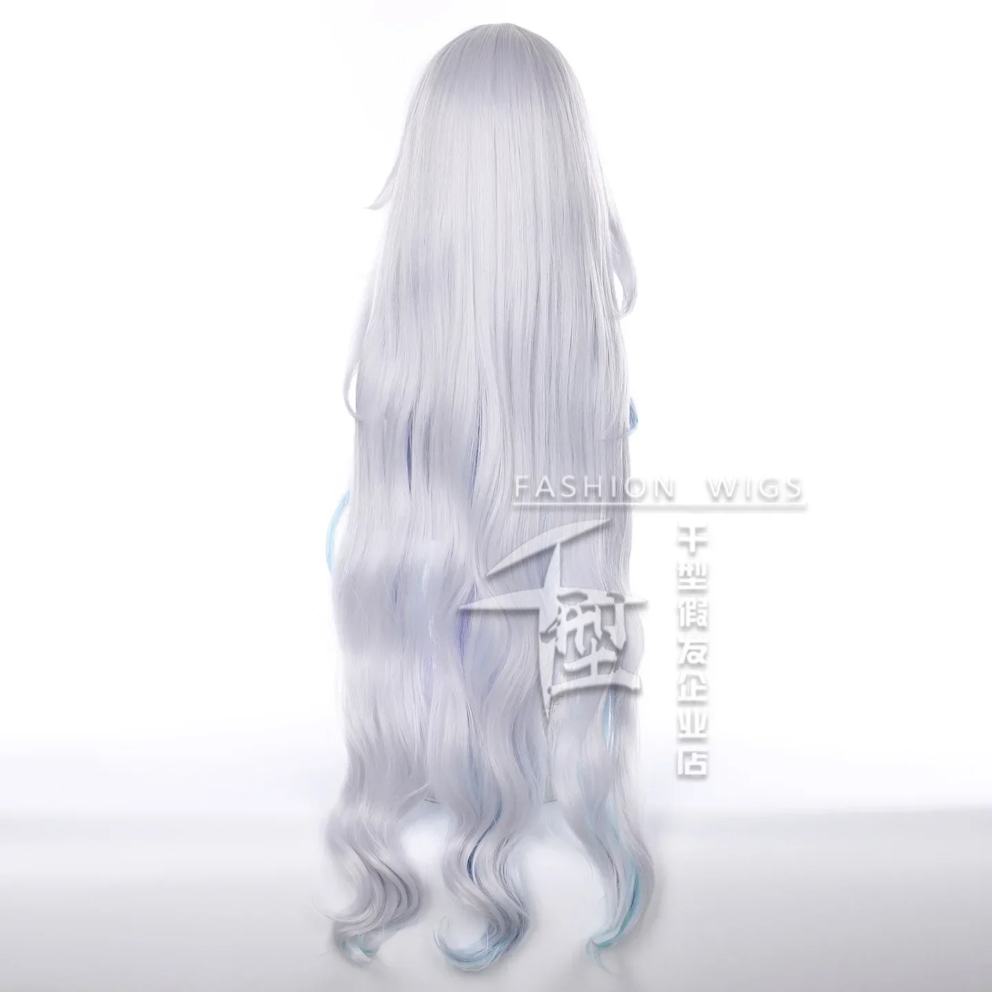 Skirk Genshin Impact Parrucche Cosplay Viola Chiaro 100 cm Capelli Lunghi Ricci Comic-con Party Dress Up Parrucca Uomo Donna Accessori Costume