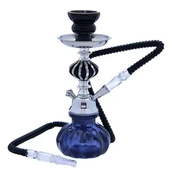 Full Set Shisha Arab Hookah Small Size Hookah Kettles New Shisha Hookah Glass Made Single Tube Private Use For Bar Party