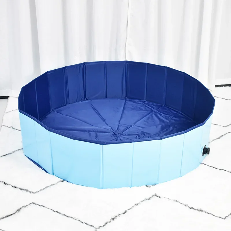 2024 Collapsible Pvc Pet Bath Tub Pet Shop Dog Bath Pool Multi-purpose Portable Animal Bath Tub Inflatable Hot Tub  Foldable