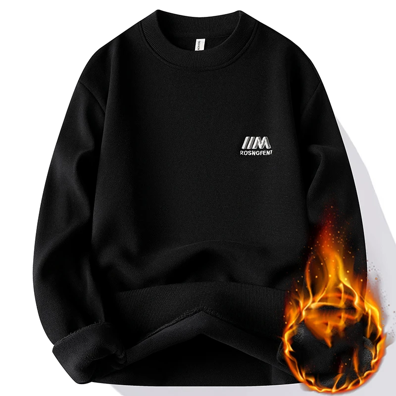 Men's Warm Knitted Sweater Casual Thick Sweater Pullovers Male Streetwear Fashion Clothing Spring Autumn Winter Men Clothing