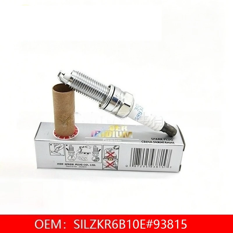 4PCS SILZKR6B10E 93815 Iridium Spark Plug For Kia Soul Veloster Ceed Sportage IV 1.4L Hyundai I30 IX35 Tucson SILZKR6B-10E 6216