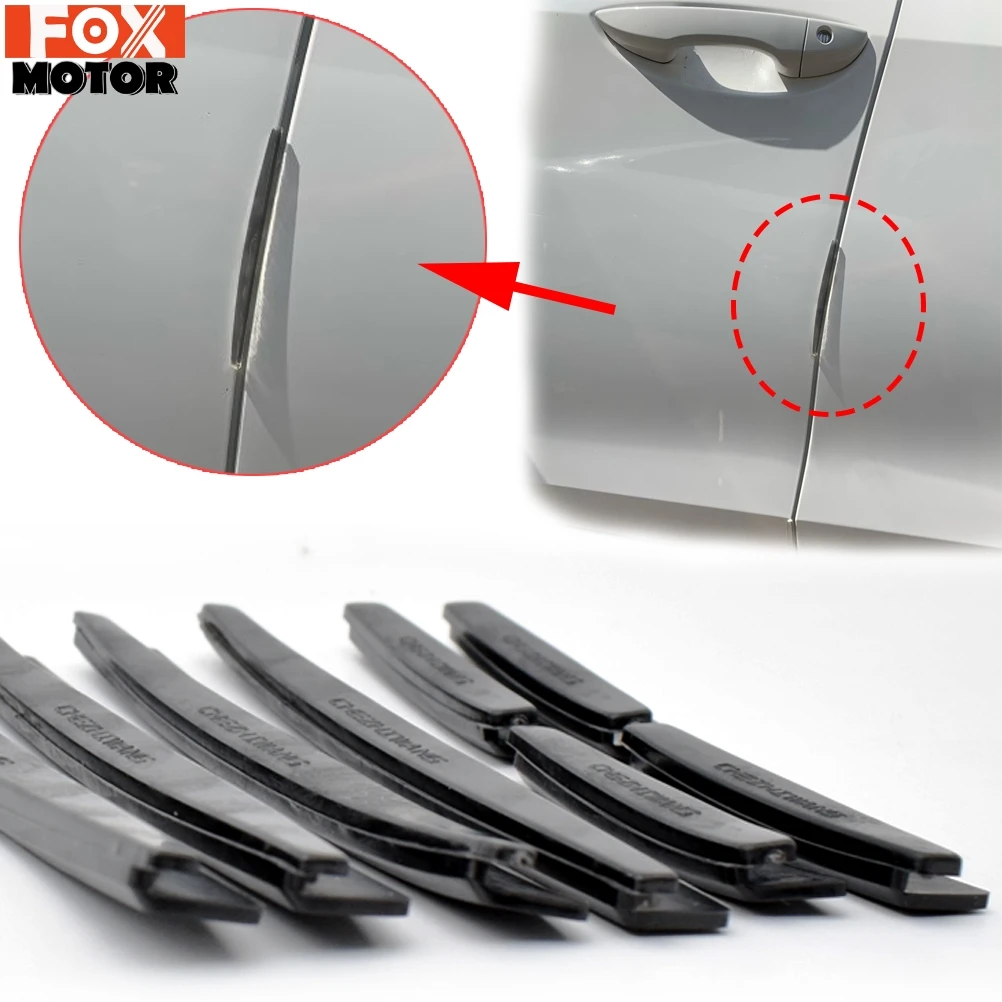 Car Edge Door Anti Collision Strip Trim Front Rear Door Protector Trim Moulding Anti Scratch Protective Strip For Car SUV Van