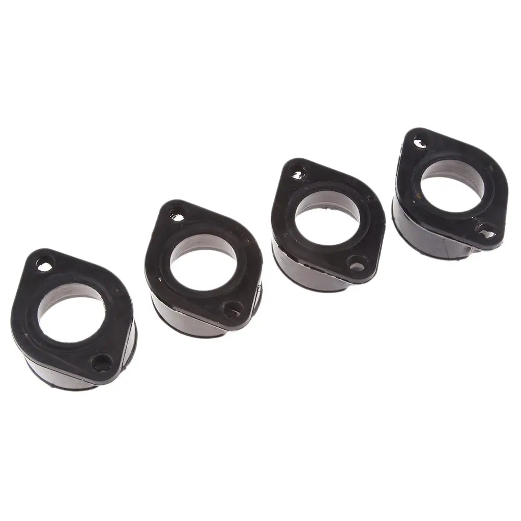 4x Carb Intake Carburetor Interface Adapter for KAWASAKI KZ750-H1 LTD 1980