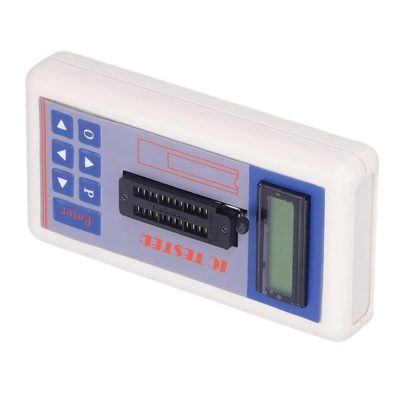 Integrated Circuit Tester, IC Transistor Capacitor Tester, Diode Checker Detector, with 5V 3.3V AUTO Mode,B