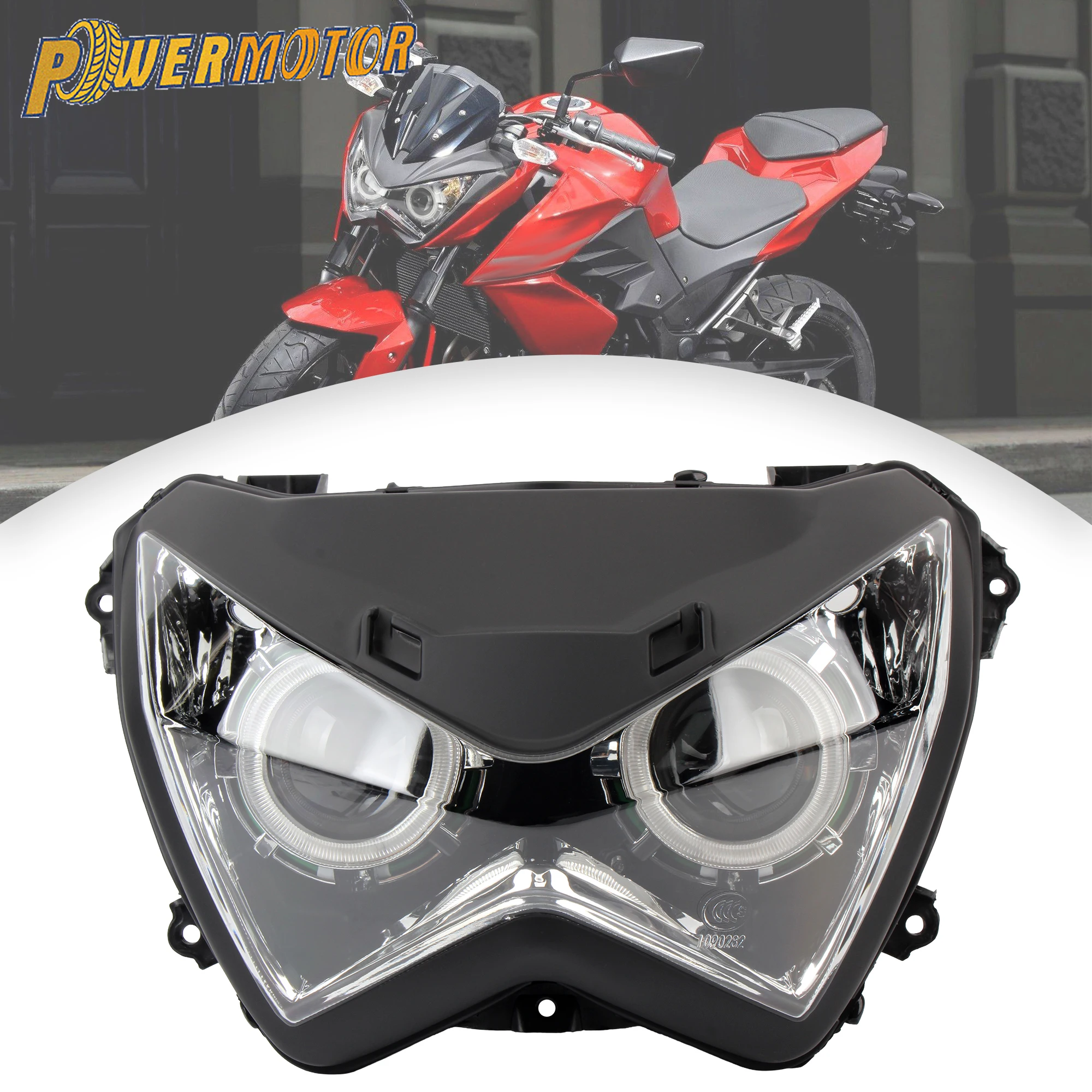 

For Kawasaki Z250 Z800 2013 to 2017 Motorcycle Angel Eyes Headlight LED Headlamp Assembly DRL Street Bike Modified Accessories