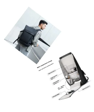 Mark Ryden Backpack Fashion Schoolbag for teenager Male 15.6 inch Laptop Backpacks Water Repellent Oxford Travel Bag USB Mochila