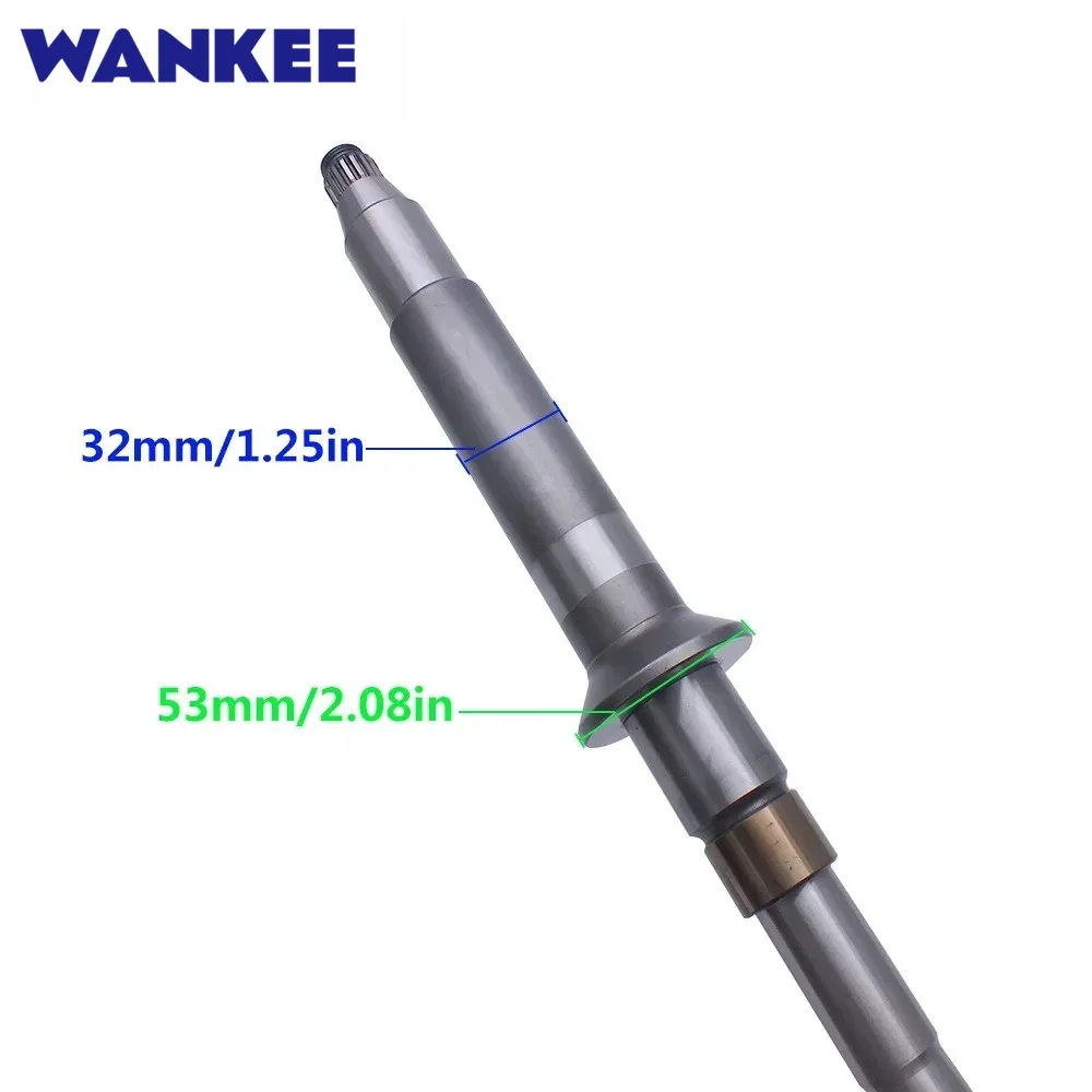 Long Driver Shaft 63P-45501 For Yamaha 4T F150HP Outboard Motor 20" Gear Case 63P-45501-00 Lower Unit Using