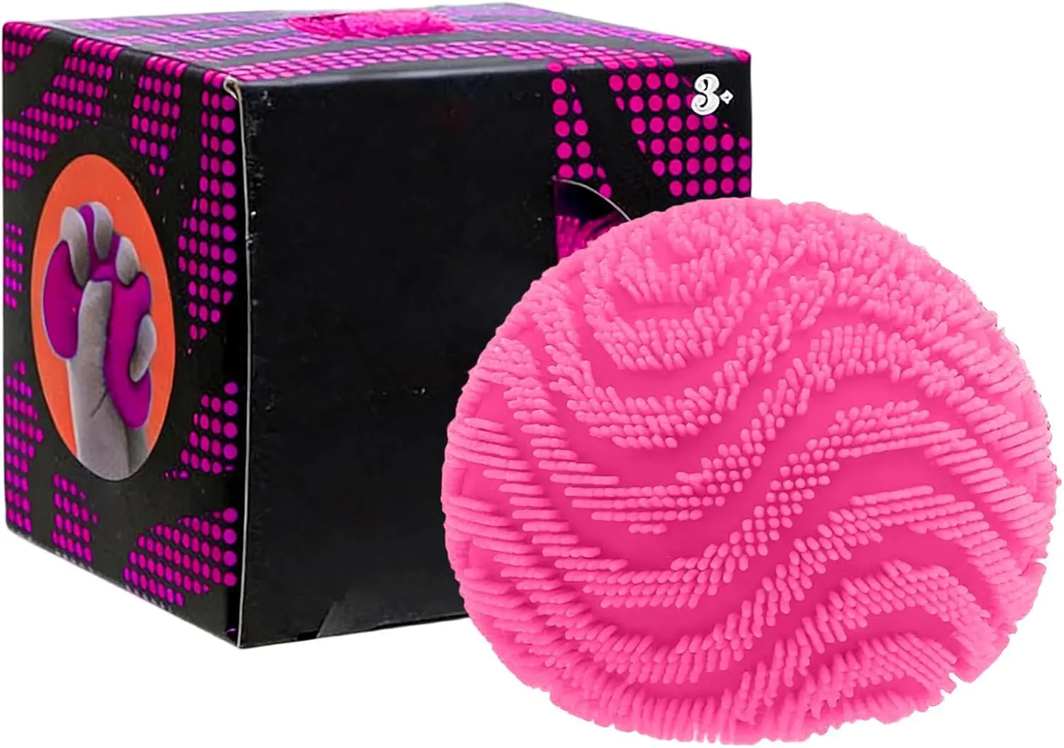 

Nee Doh Fuzz Ball Squishy Stress Ball, Slow Rising Memory Foam, Soft Fidget Toy for Adult Anxiety Relief and Daily Calming