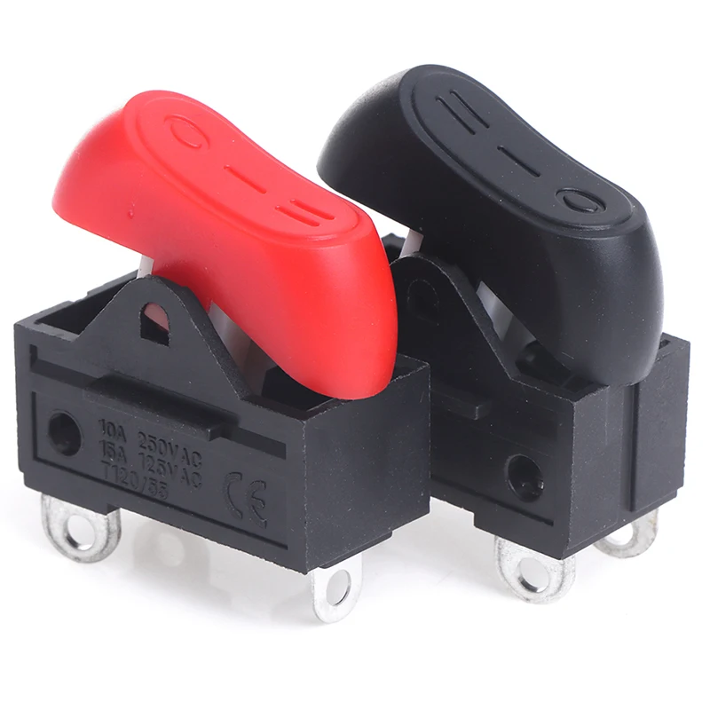 High Quality KCD15-103/T Hair Dryer Switch Rocker Switch 3 Position ON-OFF-ON Boat Switch 2Colors