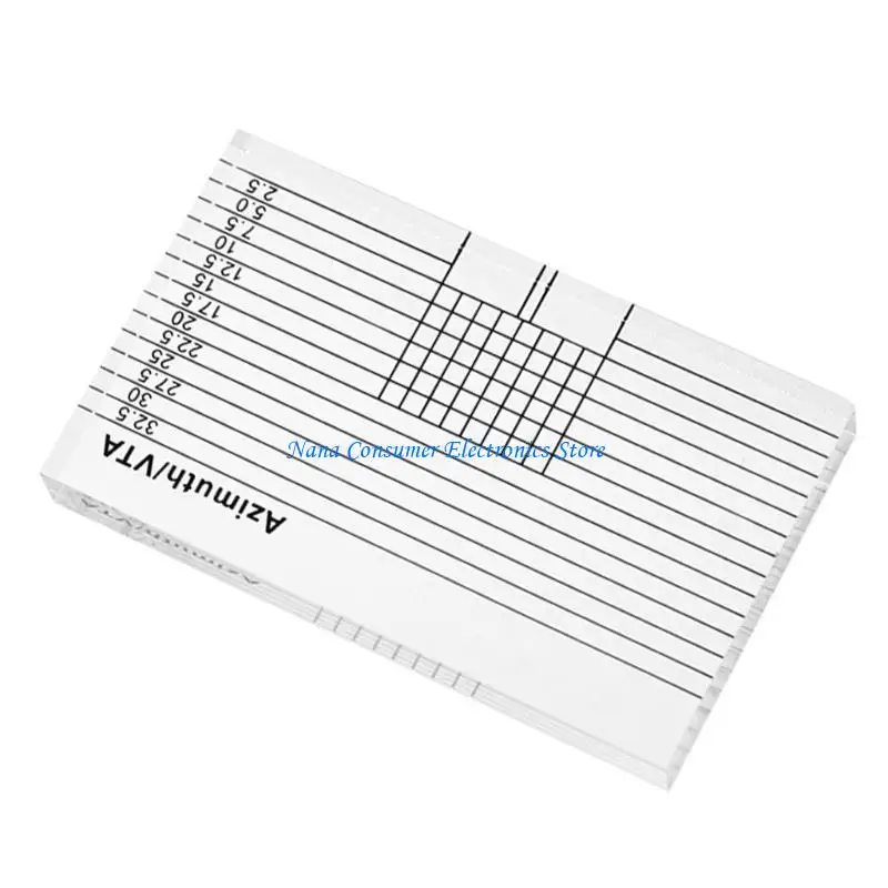 G7ne Acrylic Malignment Tool Turntables Tonearm Reter Reter Track Clock