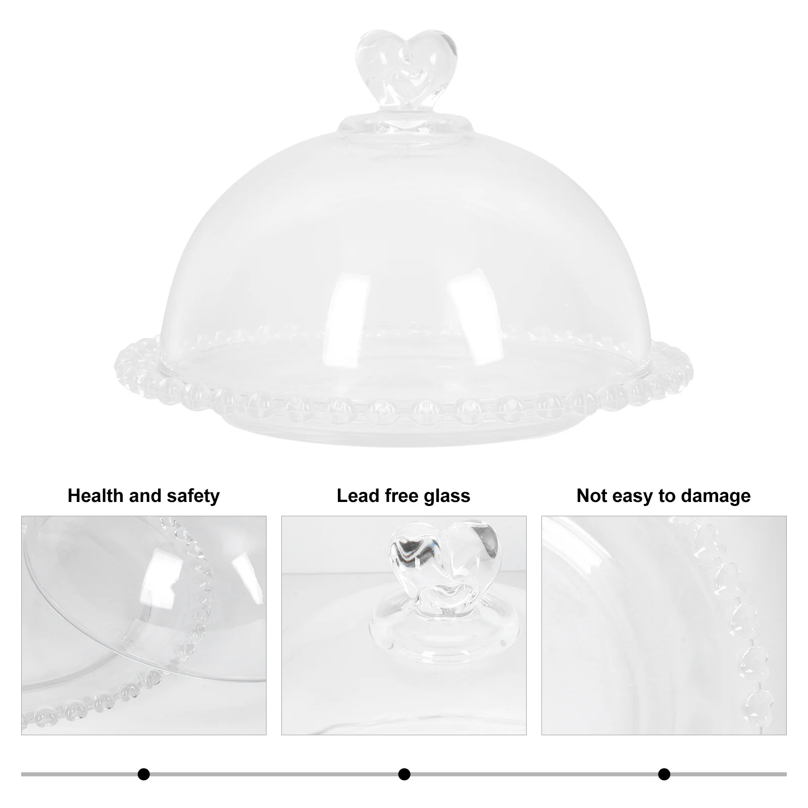 

1Set Cake Cover Transparent Protective Lid Storage Tray Food Serving Holder Kitchen Accessory Storage Tray Protective Cover