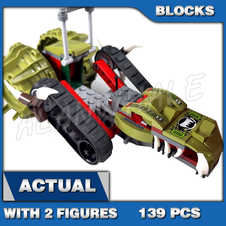 

139 шт., резиновые треки Chima Crawley's Claw Ripper, огромные колеса CHI 10052, наборы строительных блоков, совместимые с моделью