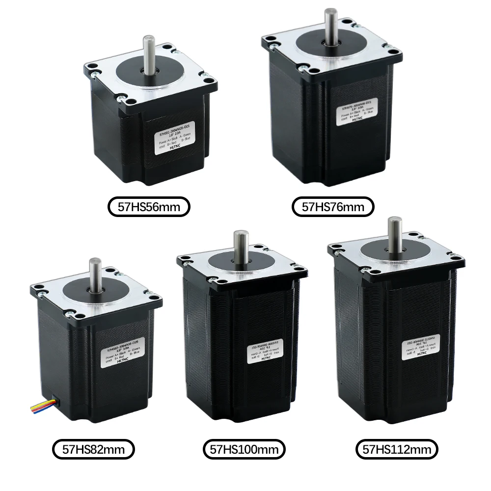 Silnik krokowy Nema 23 20-50v DC Silniki 1.2Nm 2Nm 2.2Nm 2.5Nm 3Nm 3A 4 przewody Silnik krokowy Nema23 do drukarki CNC 3D — zdjęcie produktu 3