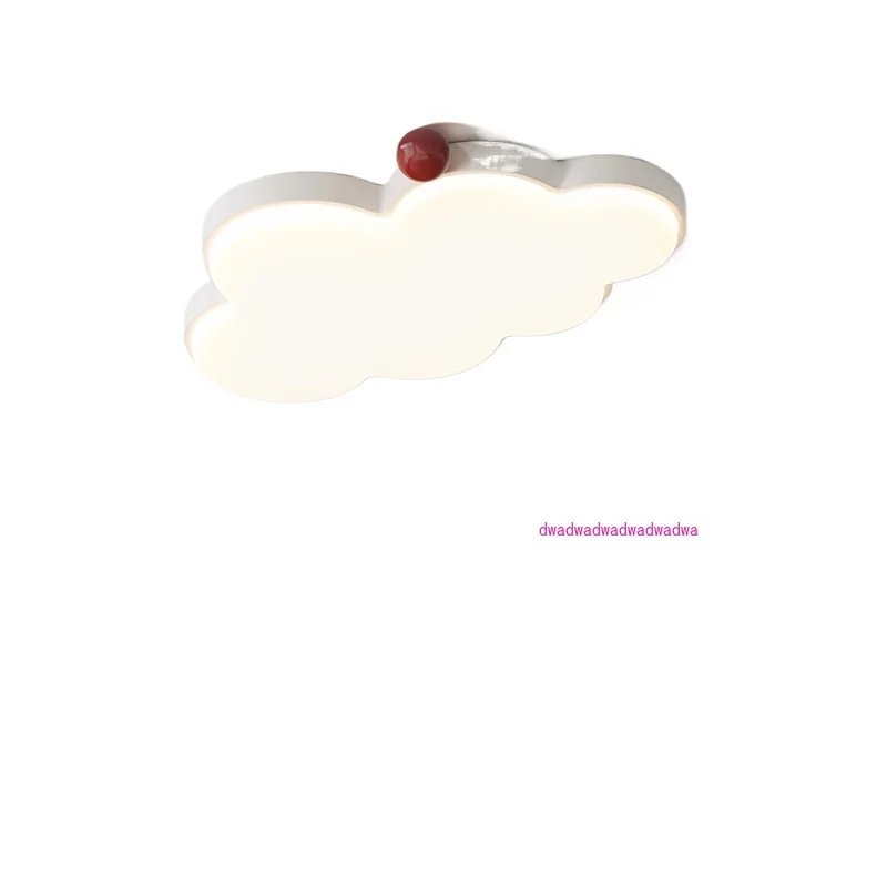 Cream wind living room, ceiling light modern and simple, Nordic cloud light, small milk bean ultra-thin, bedroom light