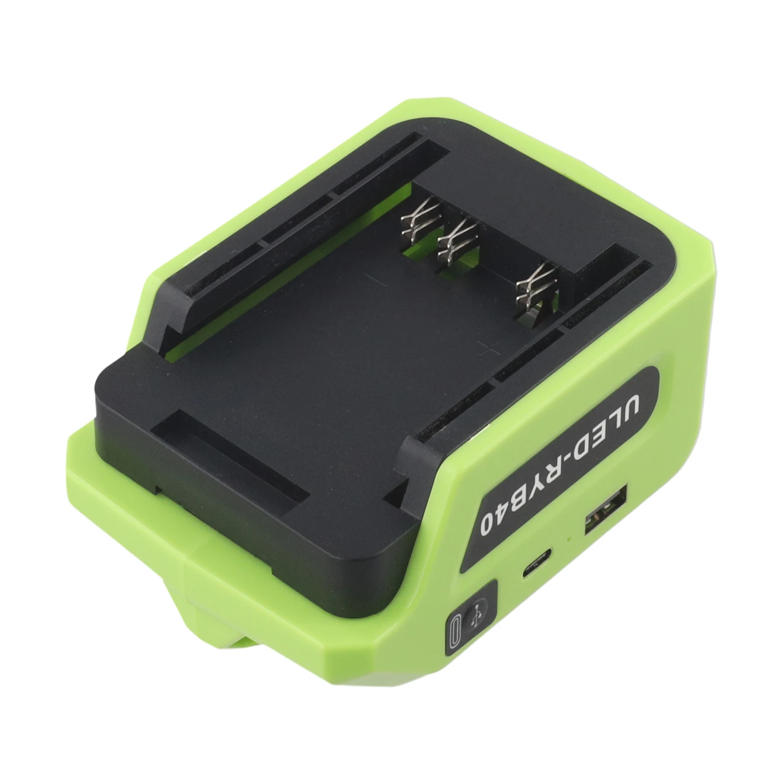 

40V Battery Adapter and Converter Integrated LED Light for Enhanced Visibility Quick USB Charging for Electronics