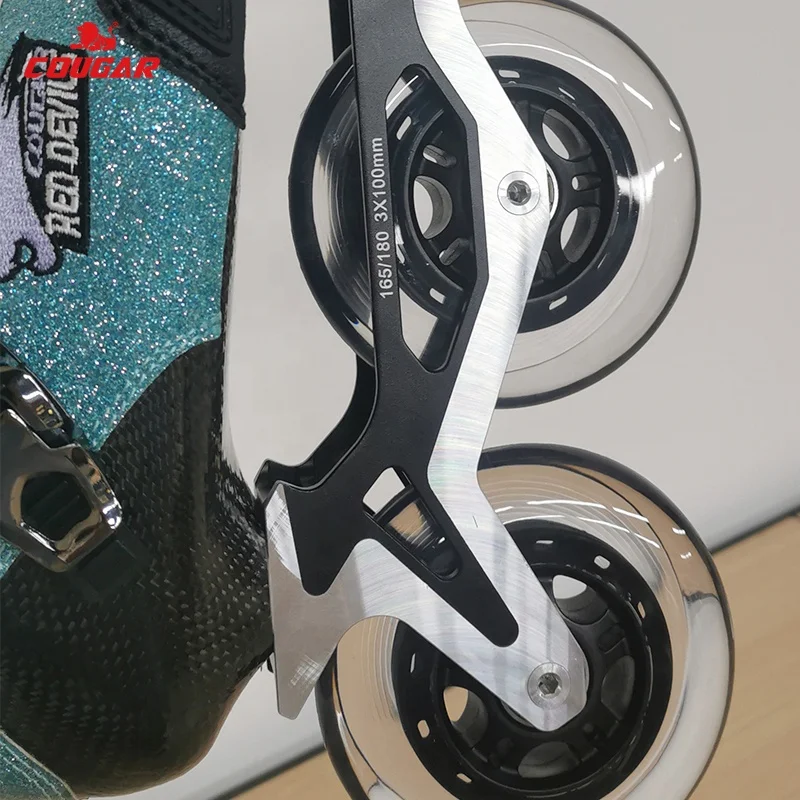 COUGAR High Quality Professional Free Skating Slalom Inline Skates Shoes