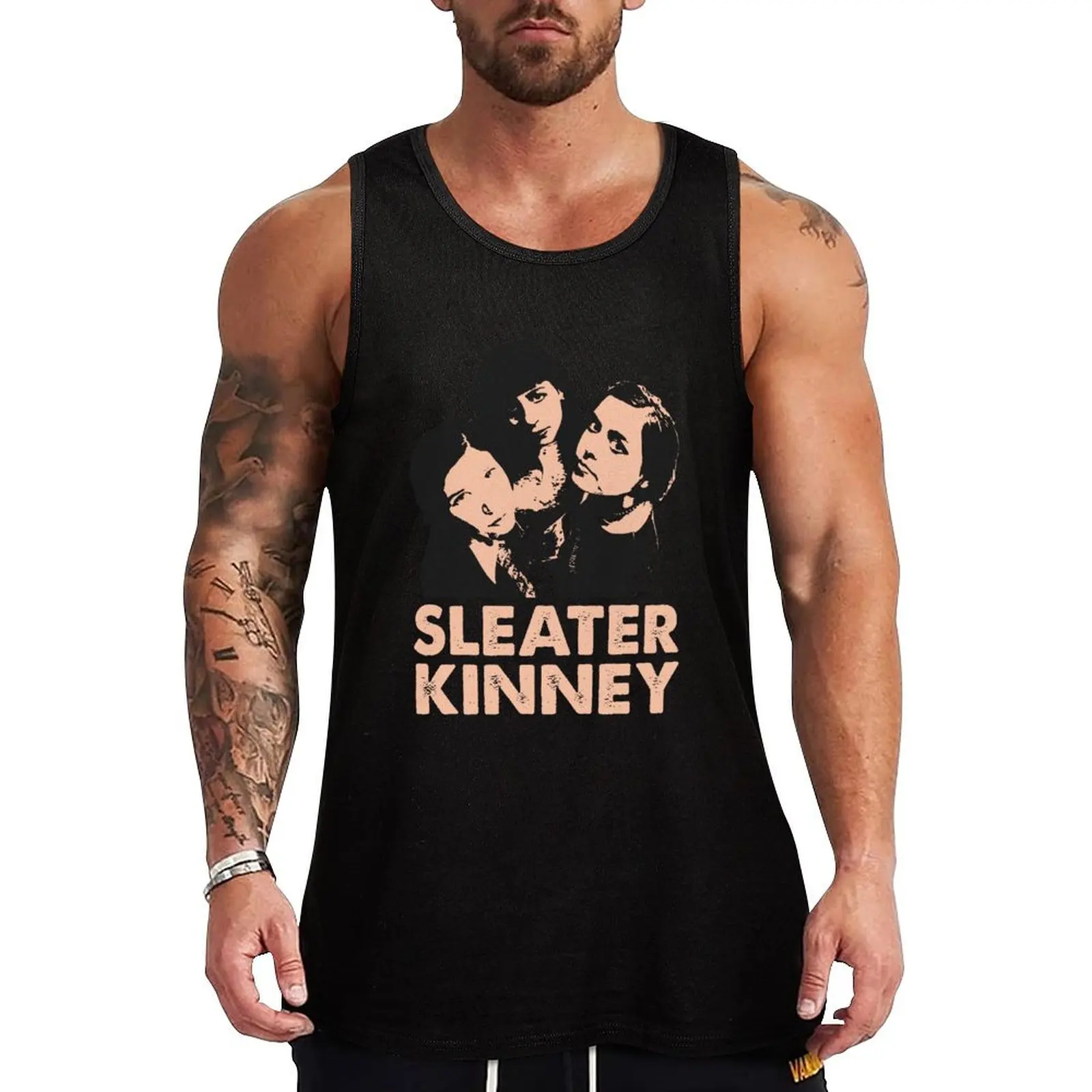 Sleater Kinney Tank Top Clothing Men's fitness t-shirt