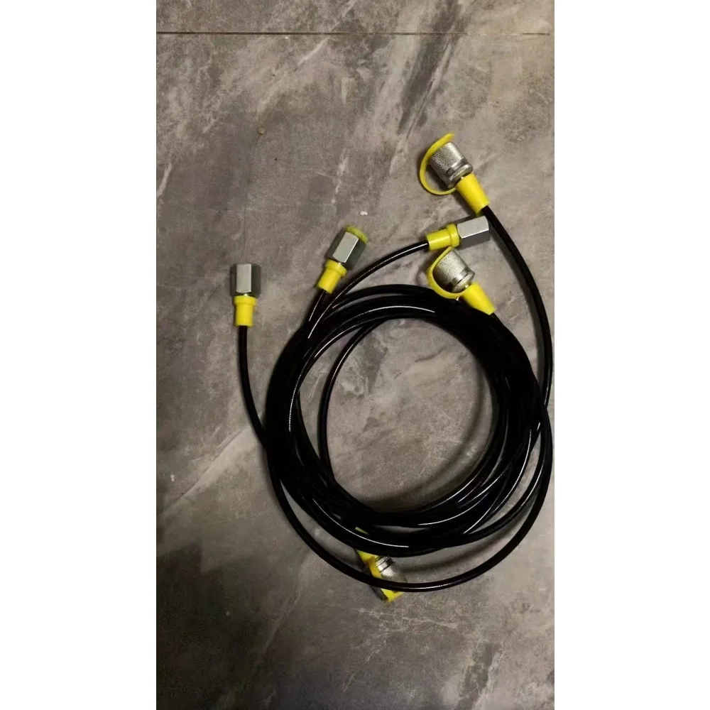 High pressure oil pipe with 3/8 joint internal and external thread 70MPA hydraulic oil pipe hose rubber pipe M10 length