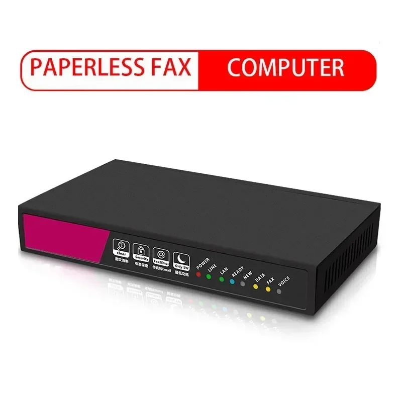 Integrated PC-based digital telephone system, A5 fax server, network fax machine, standard 5-user peer-to-peer fax system.