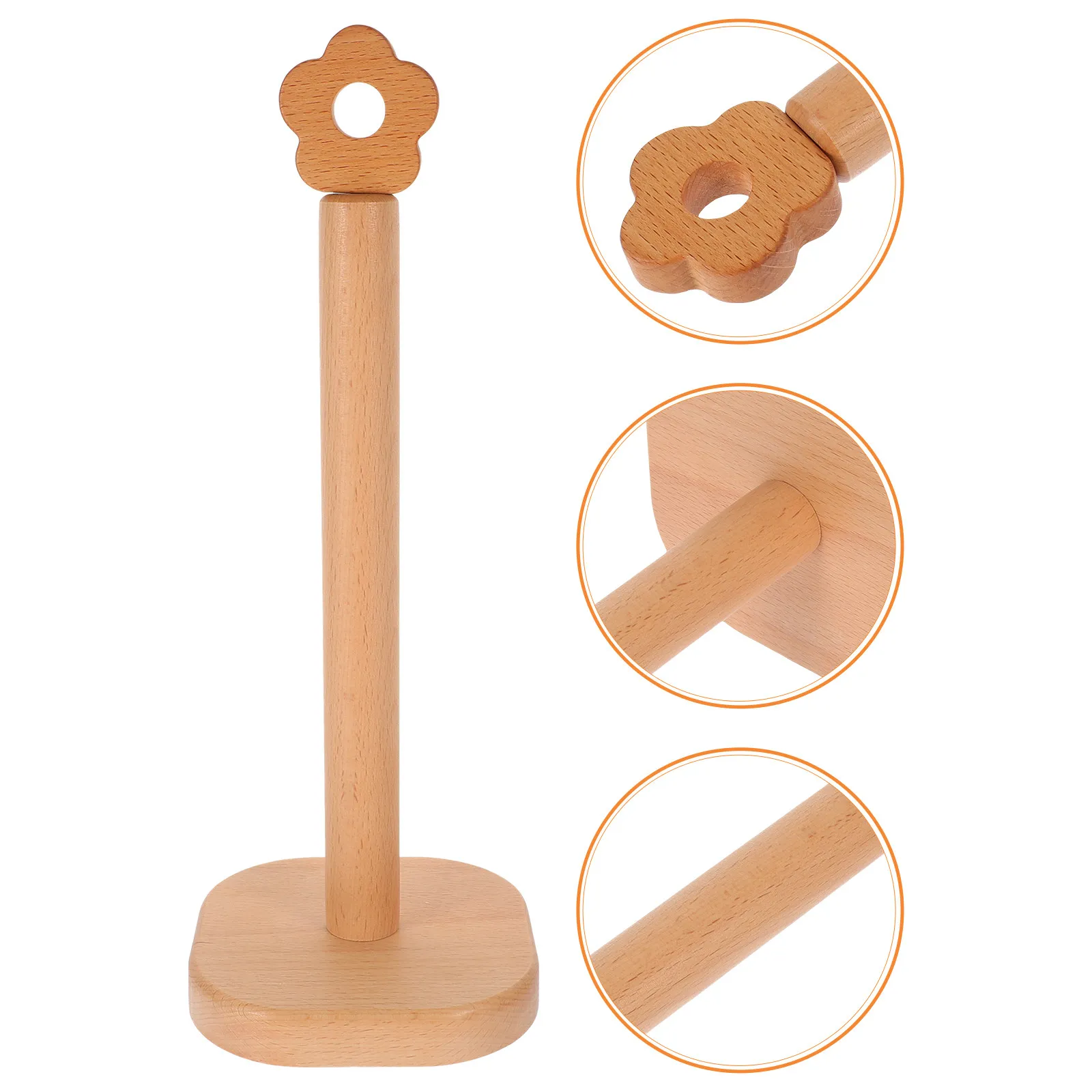 

Modern Wooden Hair Tie Holder Scrunchie Organizer Stand for Hair Accessories Bracelets Bangle Hairband Display Storage Rack